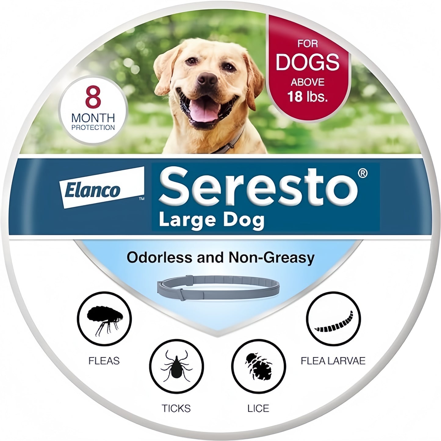 Elanco Seresto Flea and Tick Collar for Dogs