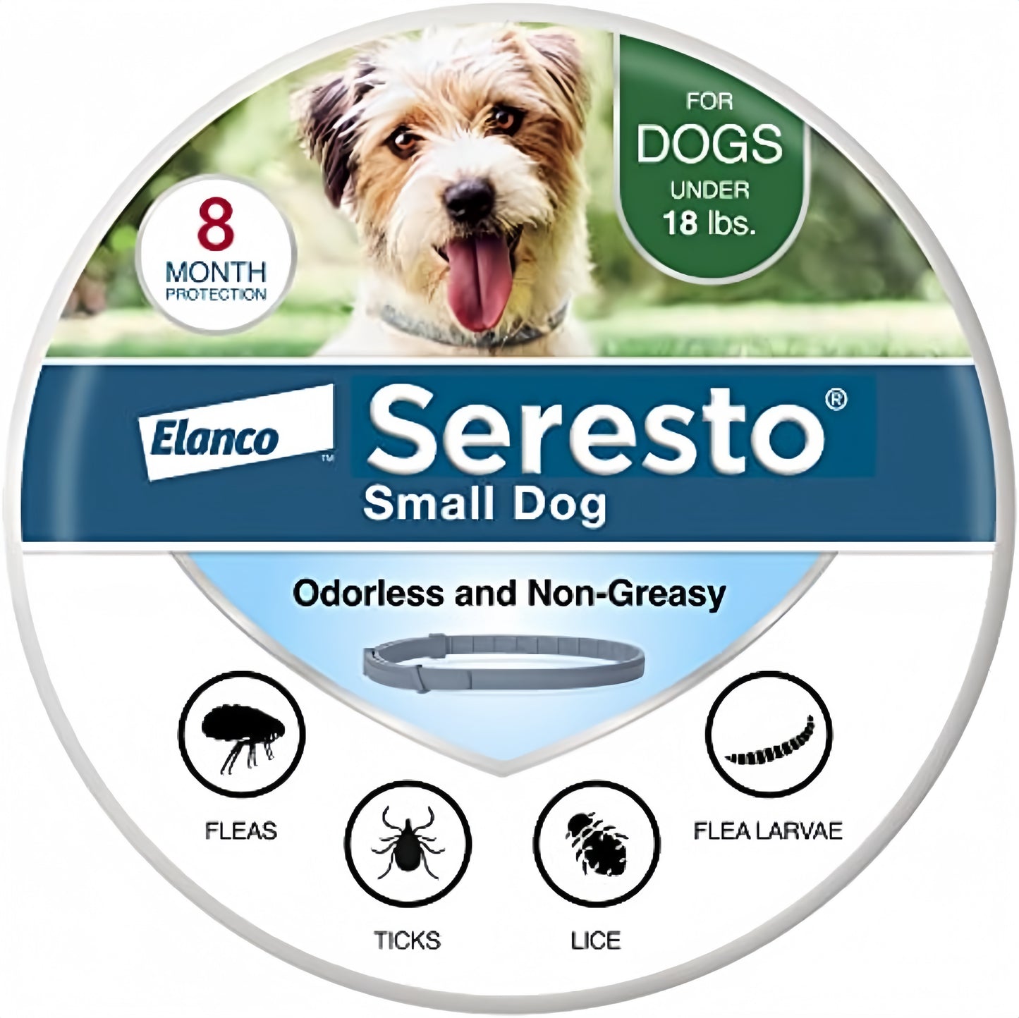 Elanco Seresto Flea and Tick Collar for Dogs