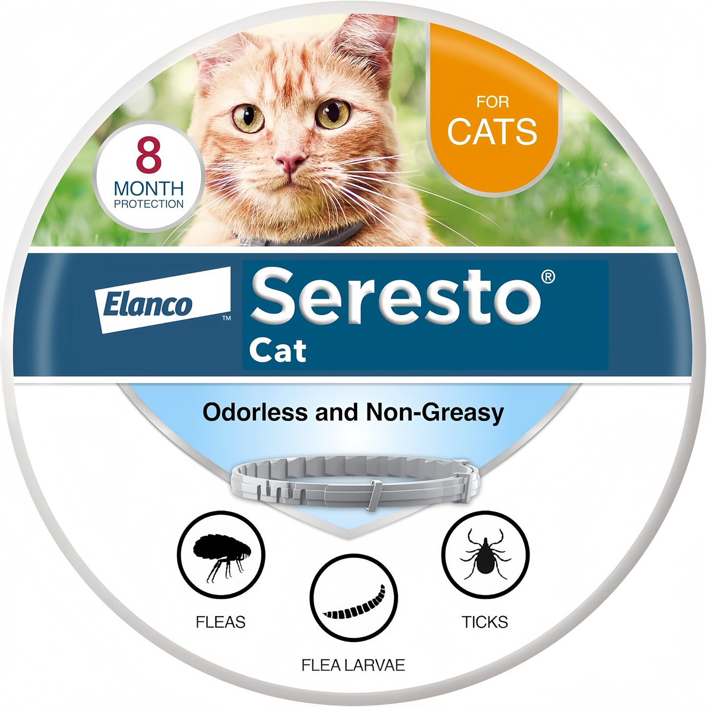 Elanco Seresto Flea and Tick Collar for Cats